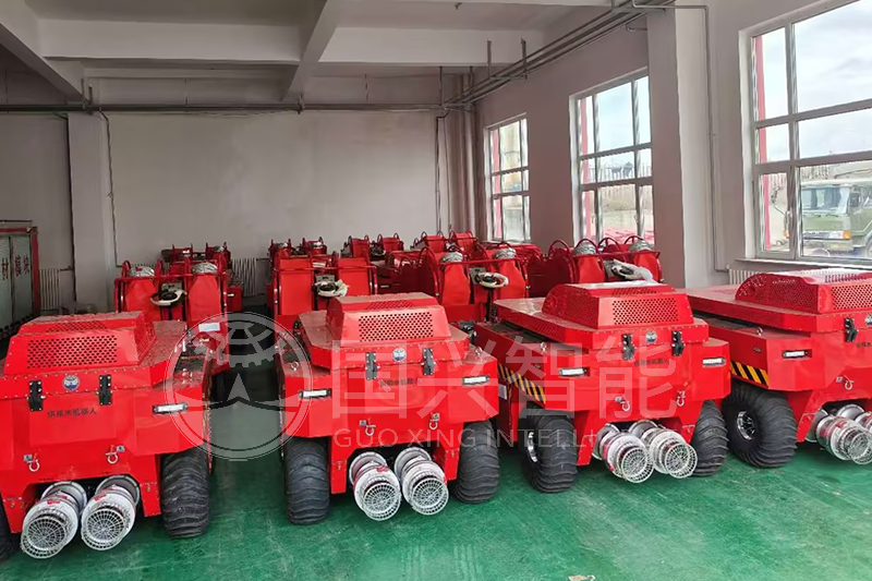 吉林省某消防救援隊排水機(jī)器人批量驗收通過